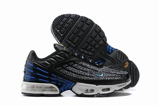 Nike Air Max Plus 3 Men's Shoes Grey Black Blue-07